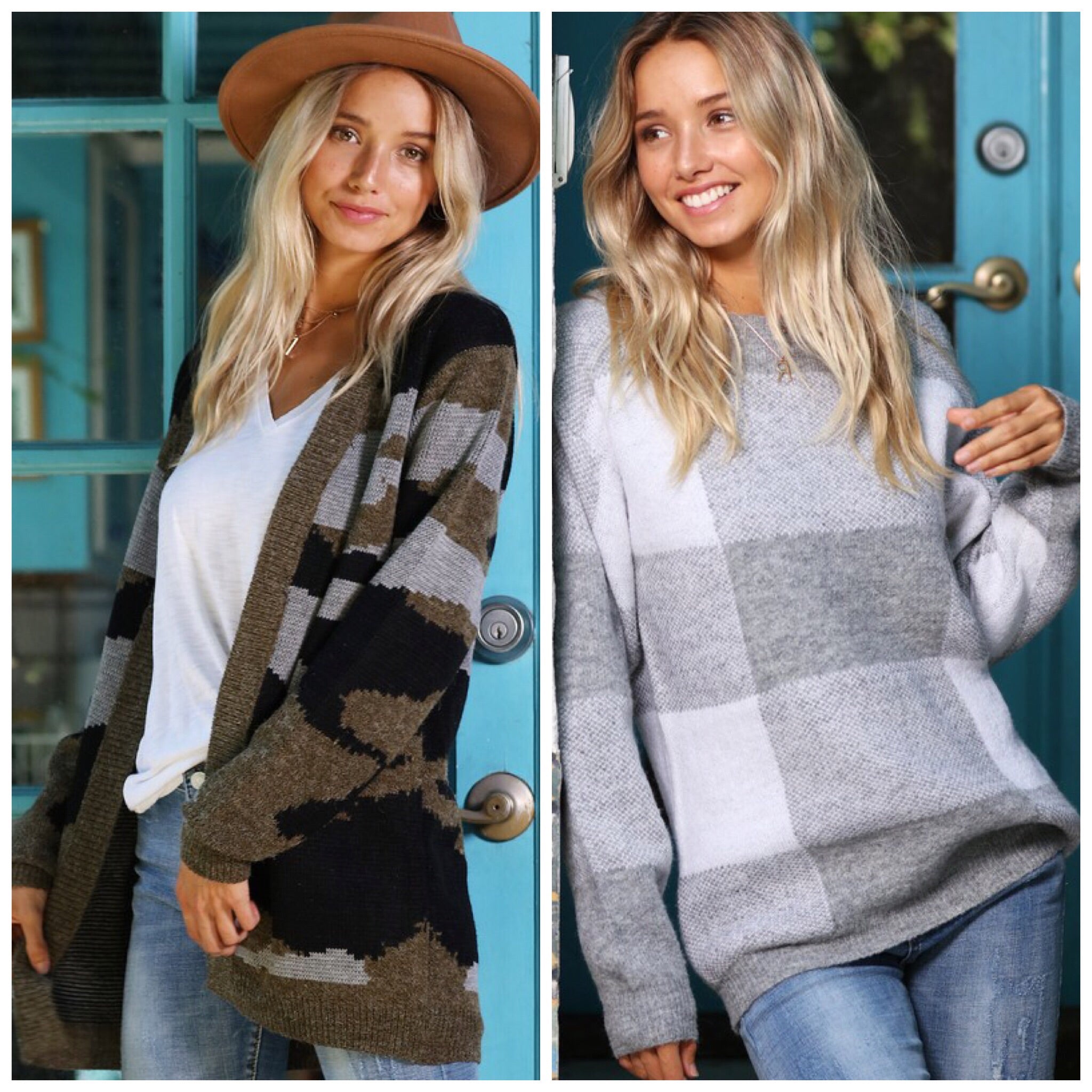 The Maya Plaid Crewneck Sweater The Maya Plaid Crewneck Sweater